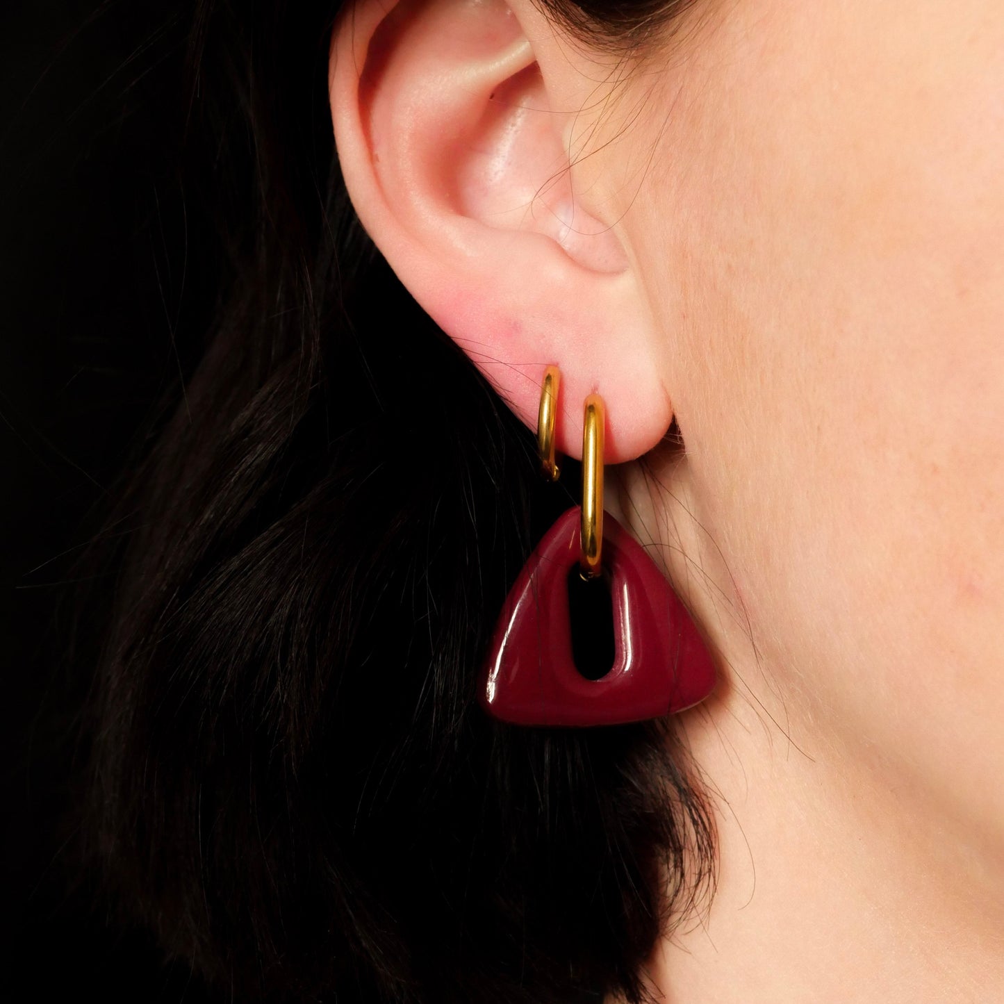 Elément - Bordeaux (pendentifs seuls)