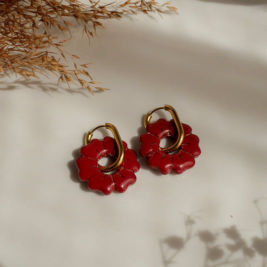 Fleurs - Coqueliquots (pendentifs seuls)