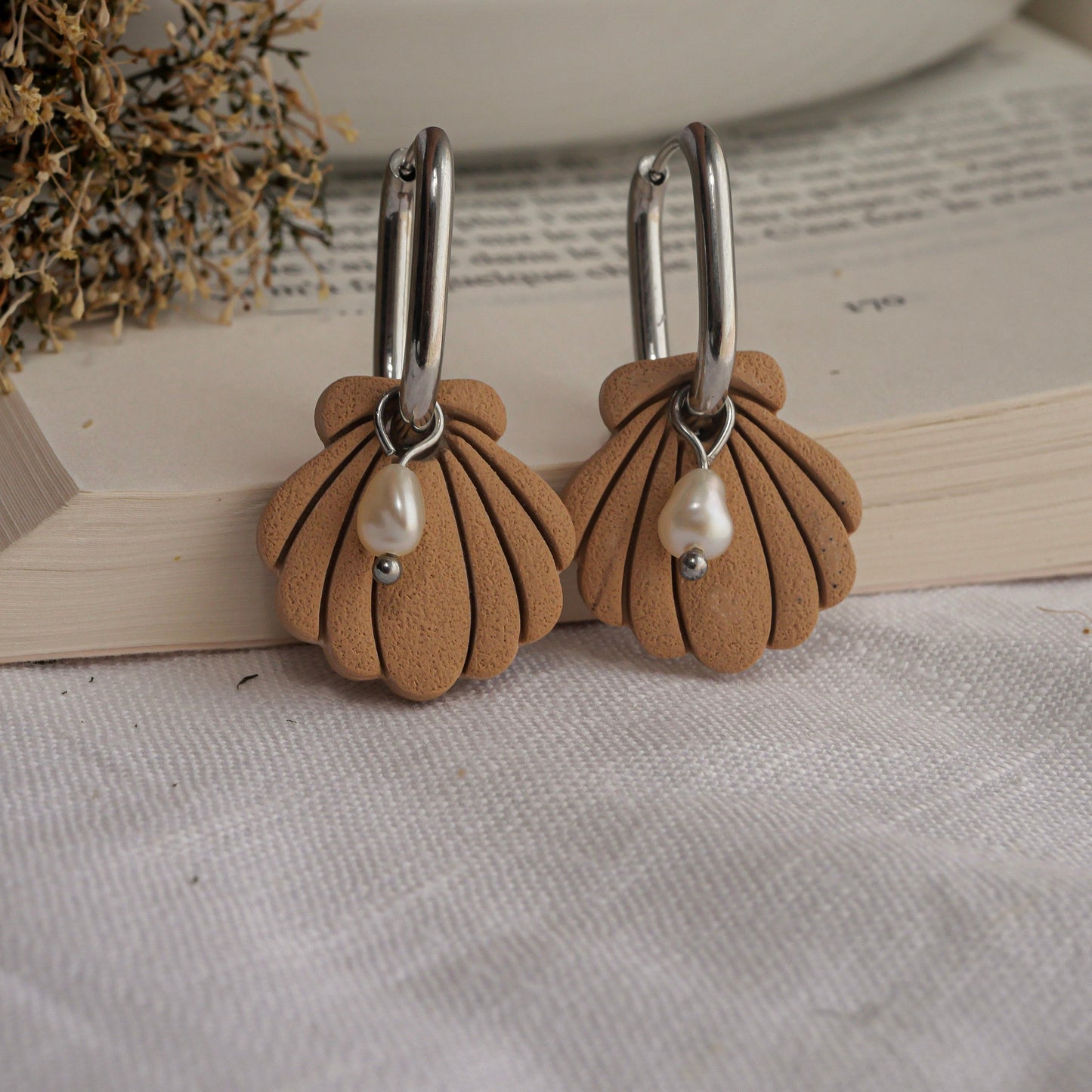 Écume- Sable version argentée (pendentifs + perles)