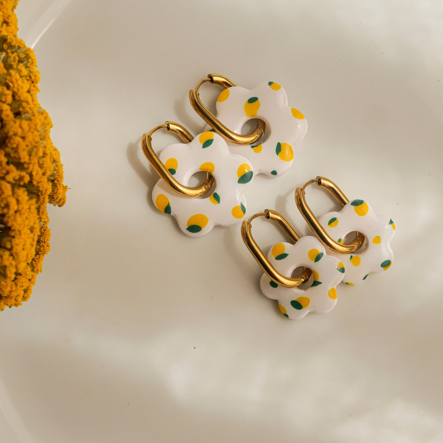 Fleurs signatures - Mini Citrons (pendentifs seuls)