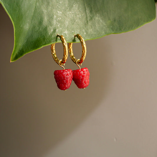 Framboises (pendentifs seuls)