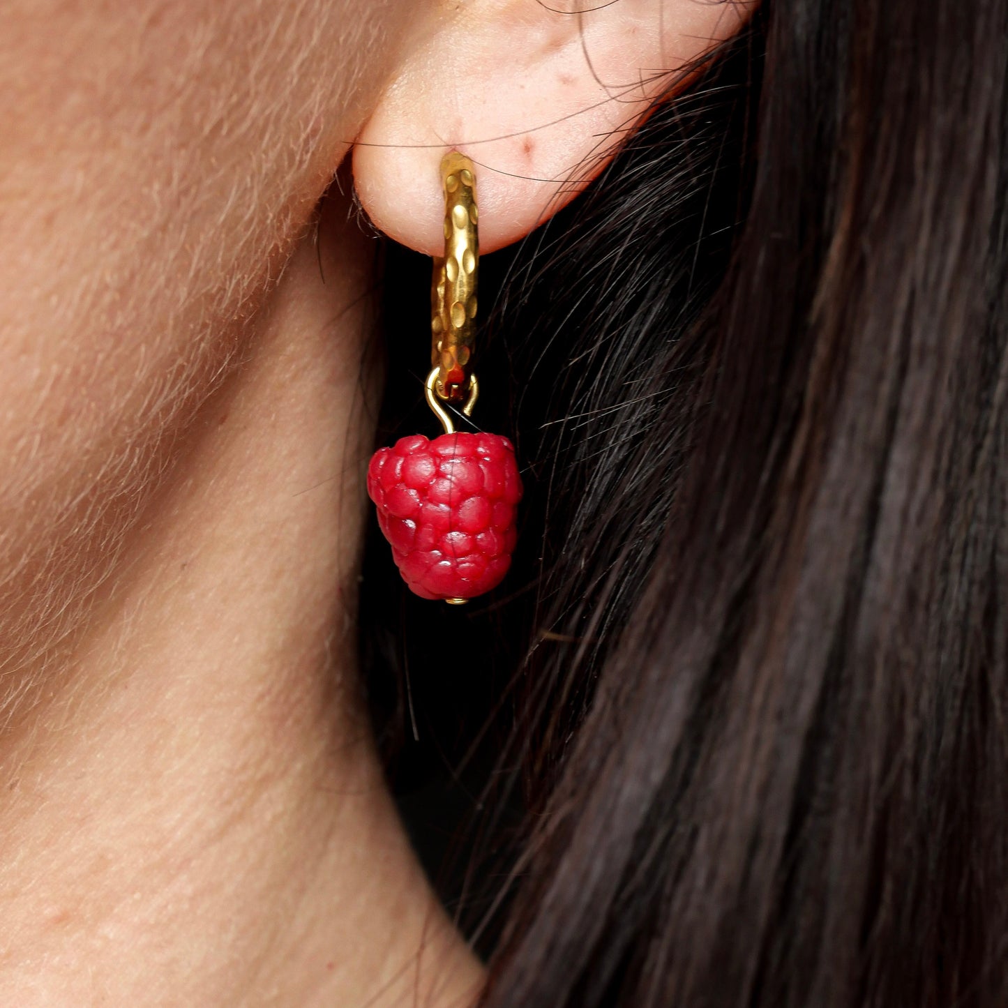 Framboises (pendentifs seuls)