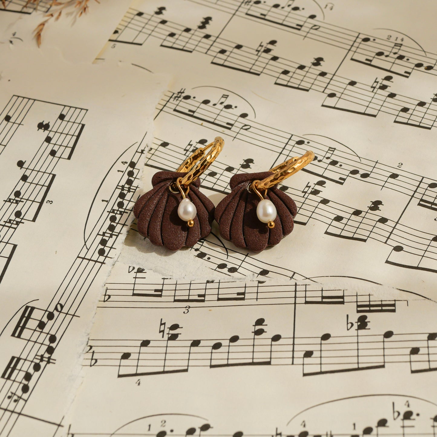 Ecume - Chocolat (pendentifs seuls)