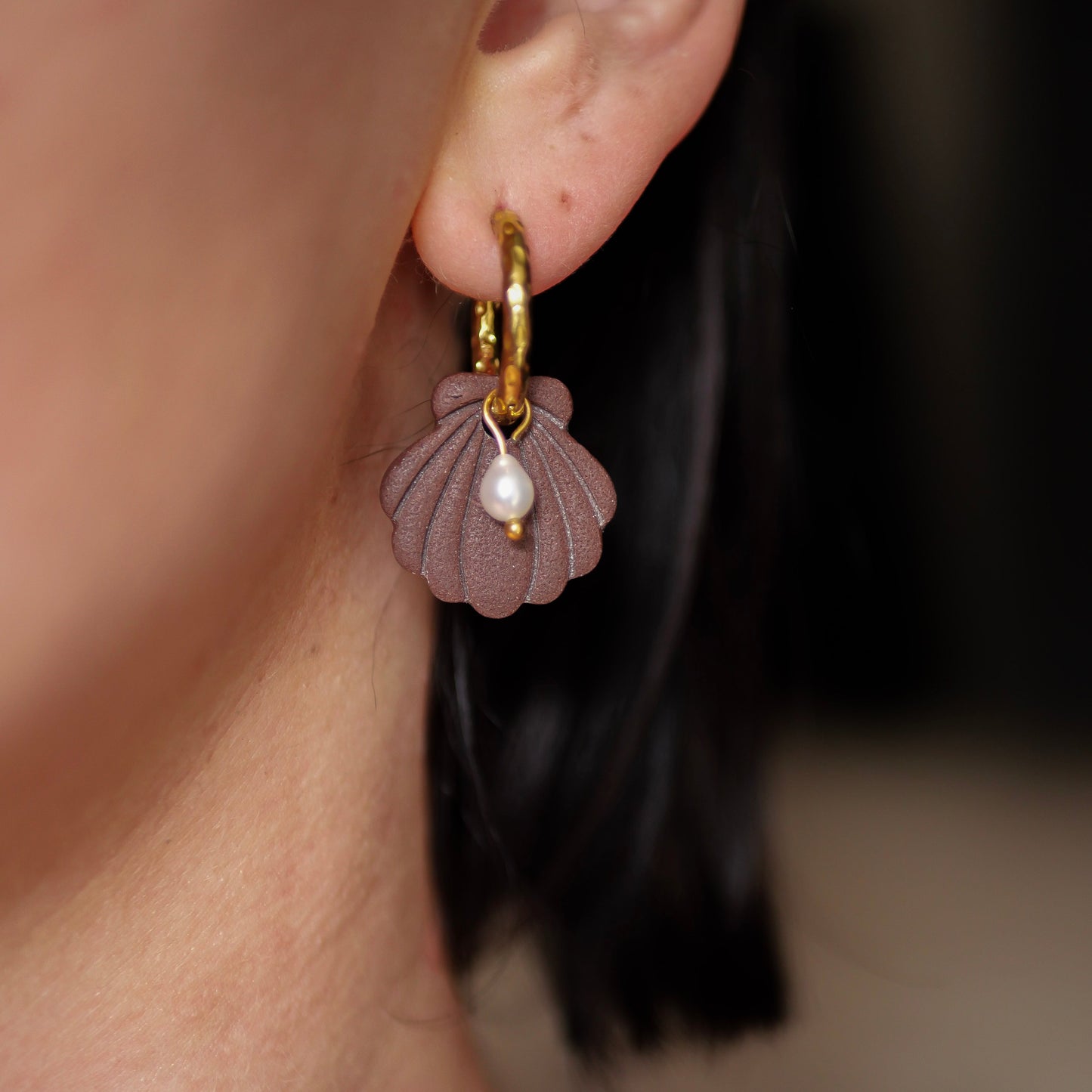 Ecume - Chocolat (pendentifs seuls)