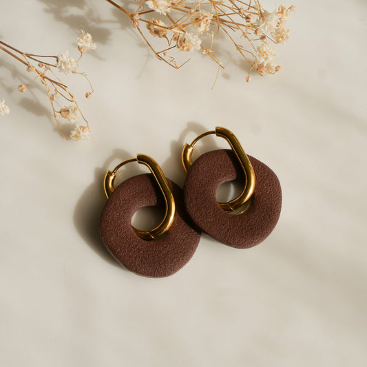 Elément - Donut chocolat sablé (pendentifs seuls)