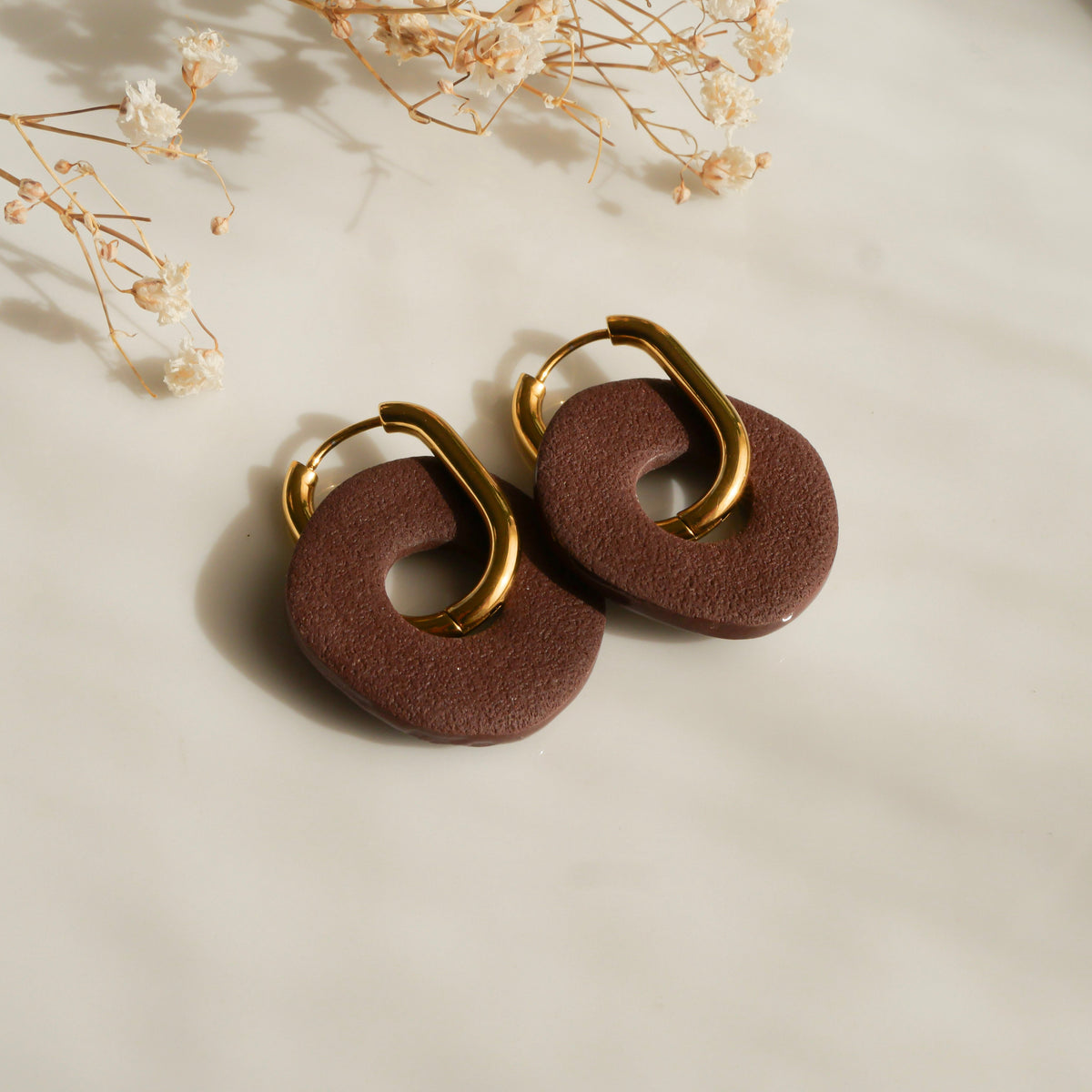 Elément - Donut chocolat sablé (pendentifs seuls)