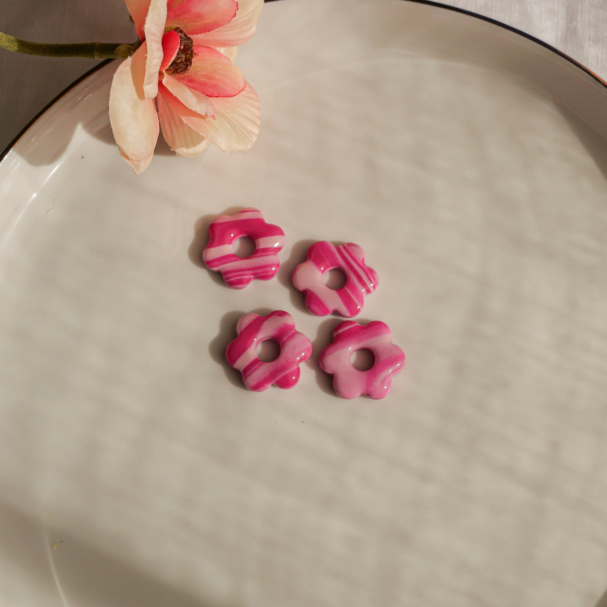Mini fleurs Berlingot (pendentifs seuls)