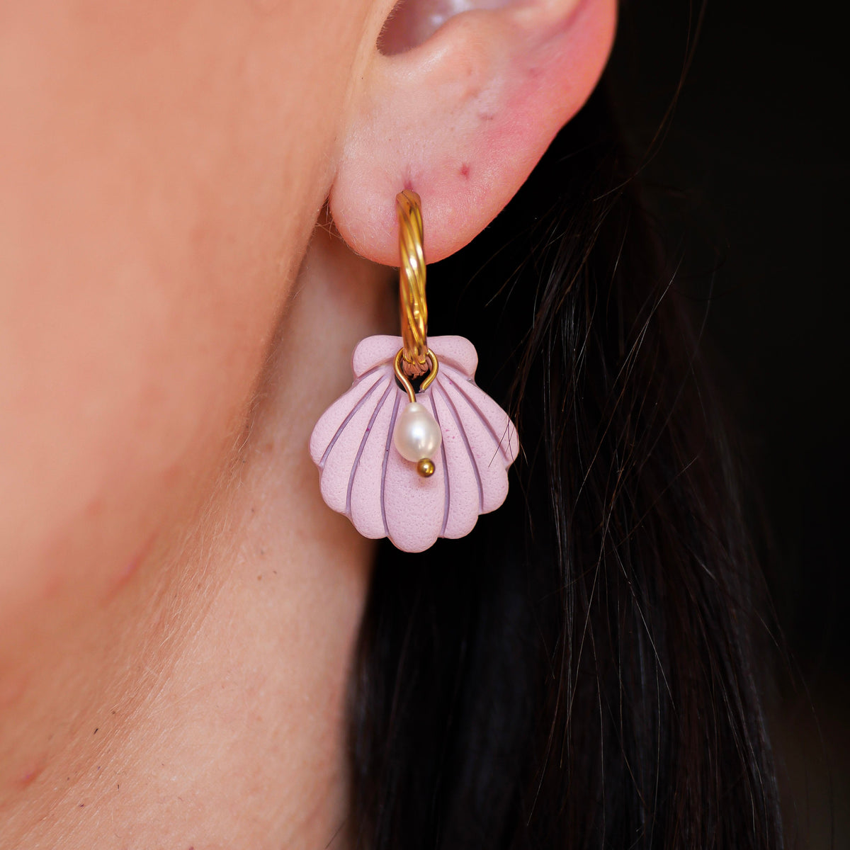 Ecume Rose Or (pendentifs seuls)